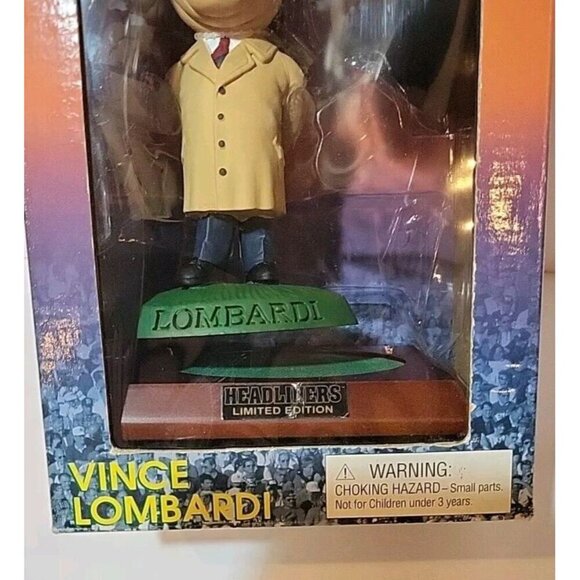 HEADLINERS XL CORINTHIAN 1998 Limited Edition 1 of 7,260 Vince Lombardi Figure - Picture 7 of 7